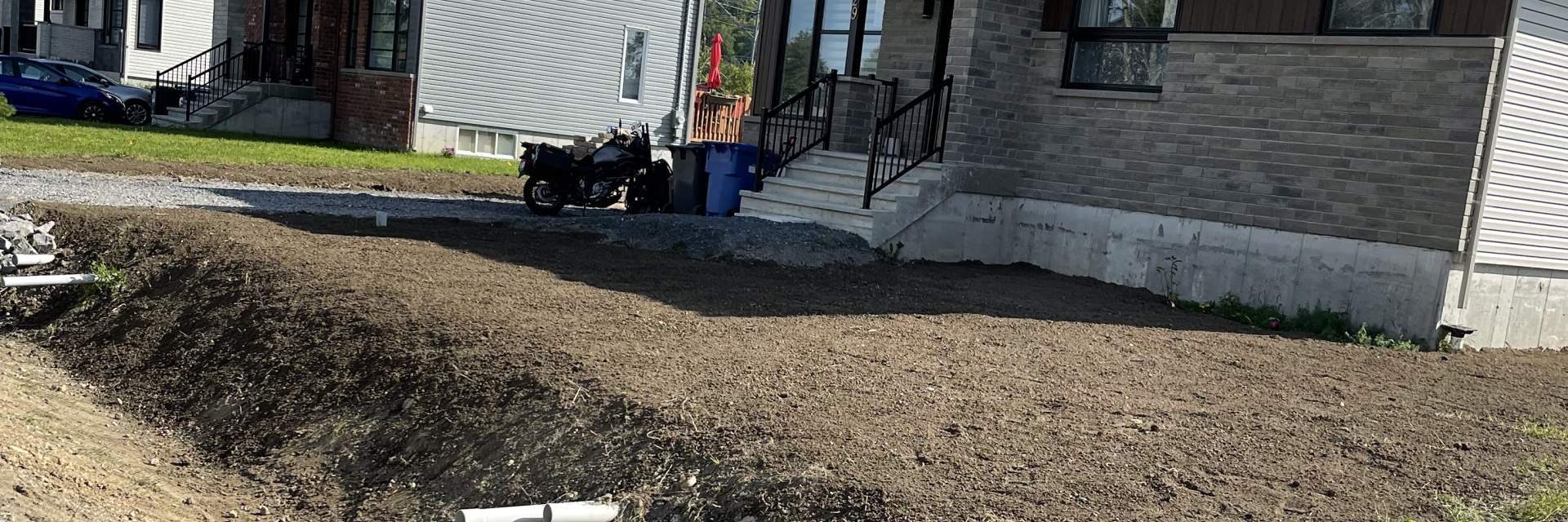 Nivellement terrain L'Île-Perrot Vaudreuil-Dorion