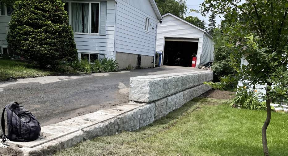 Mur de soutenement L'Île-Perrot Vaudreuil-Dorion