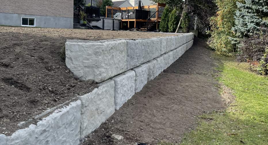 Mur de soutenement L'Île-Perrot Vaudreuil-Dorion
